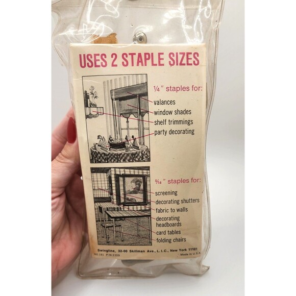 Vintage Swingline Staple Gun No. 101 Original Packaging - Picture 3 of 11